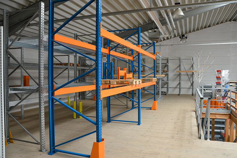 Ausstellung - gebrauchte Palettenregale