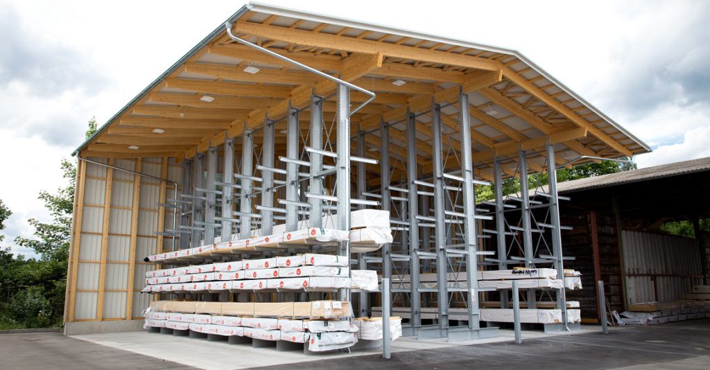 Singer Regalhalle Kragarmregal Einh&auml;ngesystem 1 1024x534 - Montage