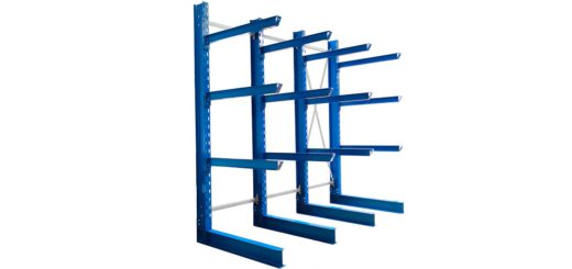 Kragarmregal lackiert, einseitig Höhe 3500 mm