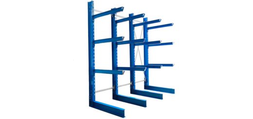 Kragarmregal einseitig lackiert, Höhe 4200 mm