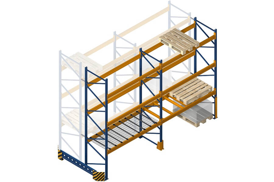 Singer Palettenregal lackiert mit Zubeh&ouml;rteilen - Palettenregale f&uuml;r den Innen- und Au&szlig;enbereich