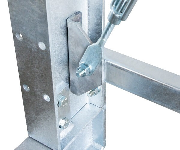 kragarmrega-einseitig-feuerverzinkt-streben