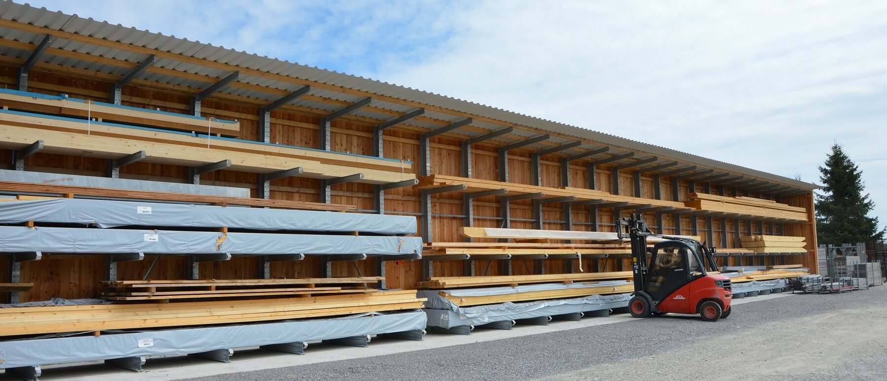 Kragarmregal mit Dach Singer Regale - zubehoer ueberdachung