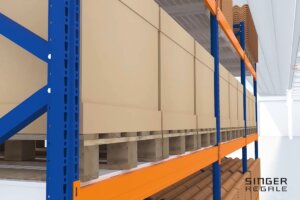 Palettenregal lackiert mit Gitterroste 300x200 - Palettenregal lackiert mit Gitterroste Konfigurator