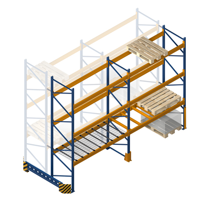 48  Palletrack   ISO transp - gebrauchte Palettenregale