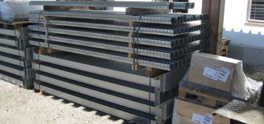 Verzinktes Palettenregal Dexion, Höhe 3000 mm, Tiefe 1100 mm