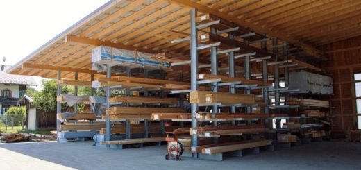 Singer Kragarmregale in der Holzbranche