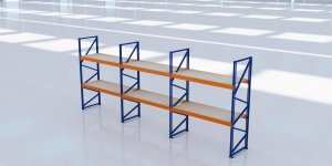 Palettenregale für den Innen- und Außenbereich 3D Singer Palettenregal lackiert 2 Balkenebenen mit Spanplatten qanpjoces5eimy4dxpkae8so8sqjio1vfhcvmo7rvg - Palettenregale für den Innen- und Außenbereich